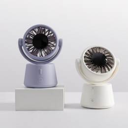 Quạt để b&agrave;n mini LocknLock Mini desktop fan - M&agrave;u ng&agrave;/M&agrave;u t&iacute;m - ENF336